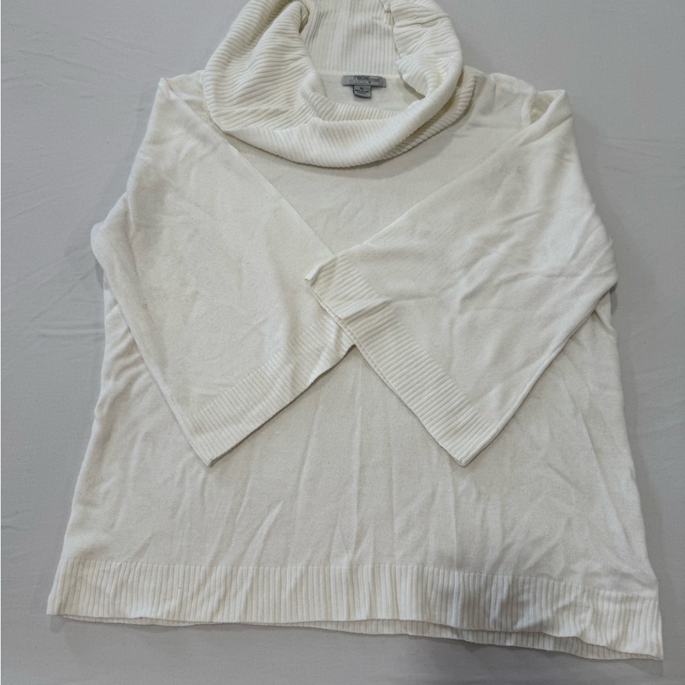 Mercer Street Studio Off-White Cowl Neck Sweater